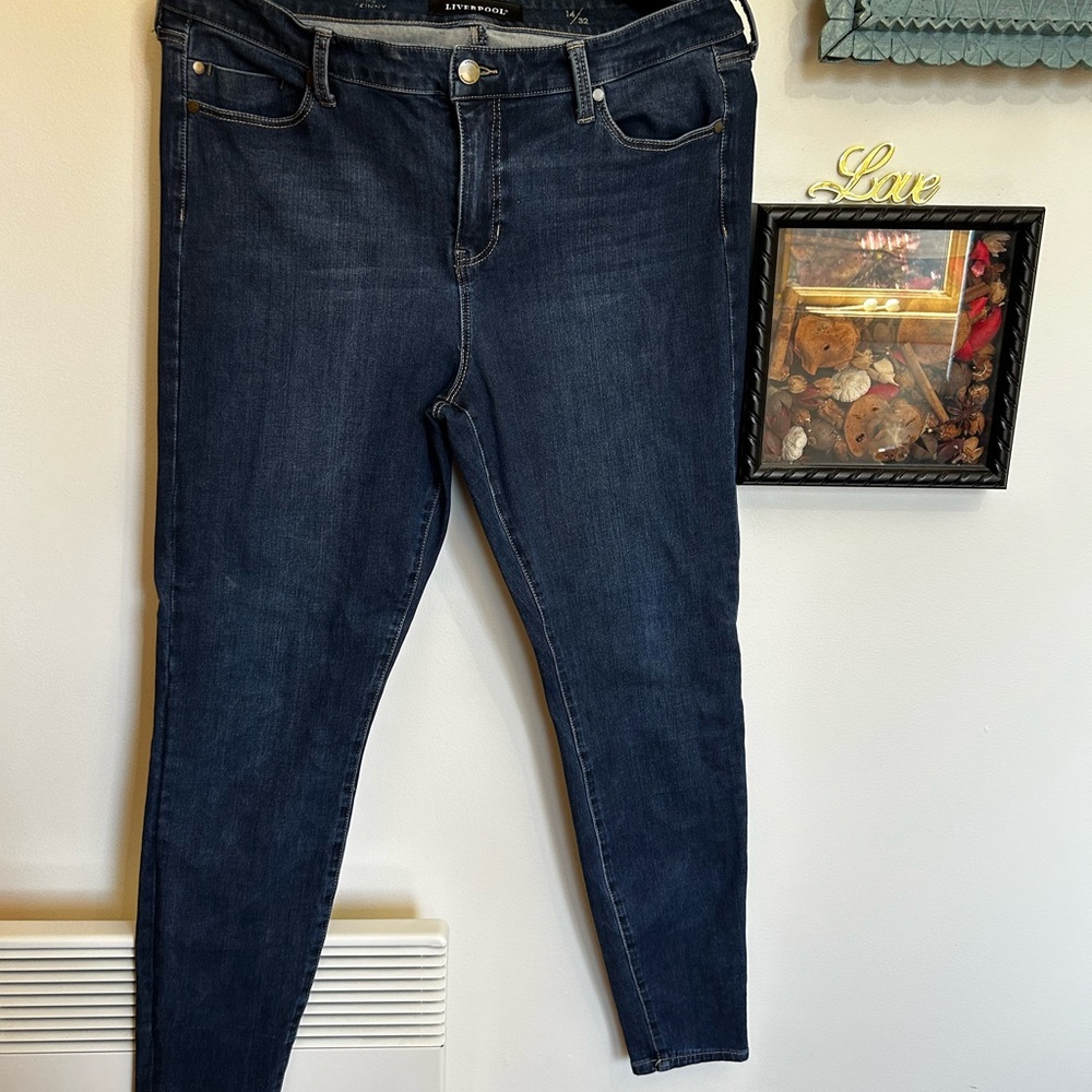 Liverpool Dark Blue Women's Jeans